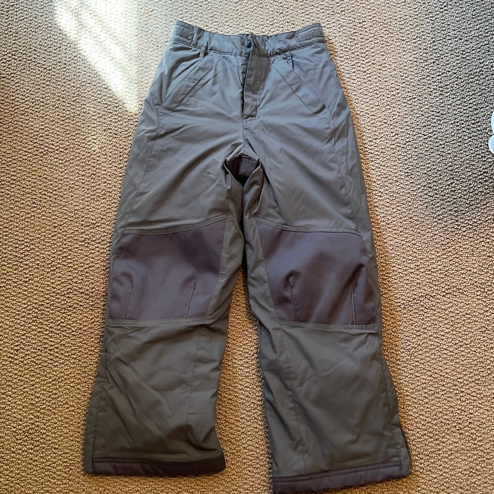 L.L.Bean gray snow pants, kids 8